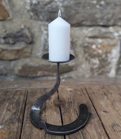 Horseshoe candlestick